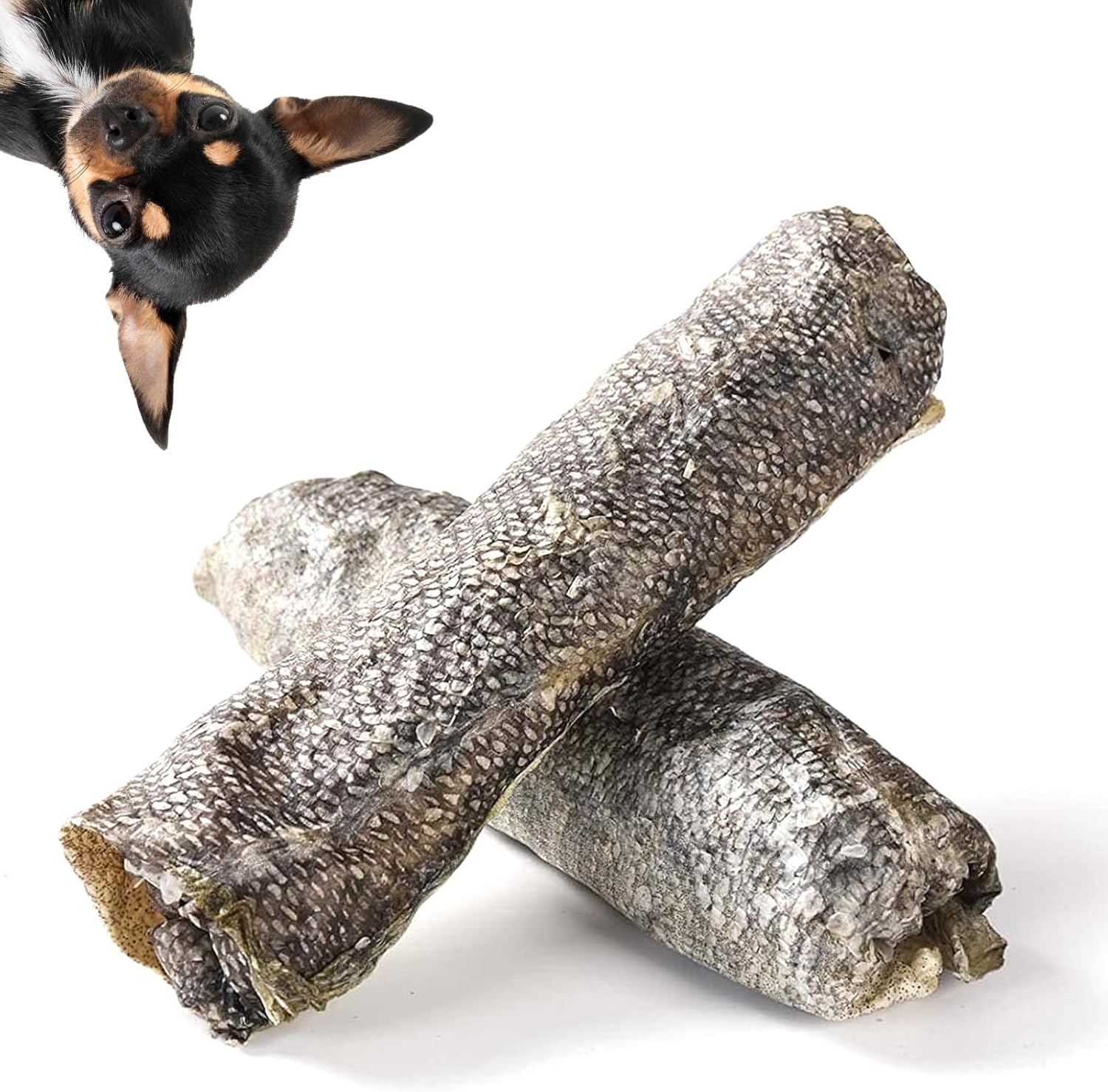Pawmate Cod Skins Dog Chews - Natural Omega3 Treats (10.6 oz)
