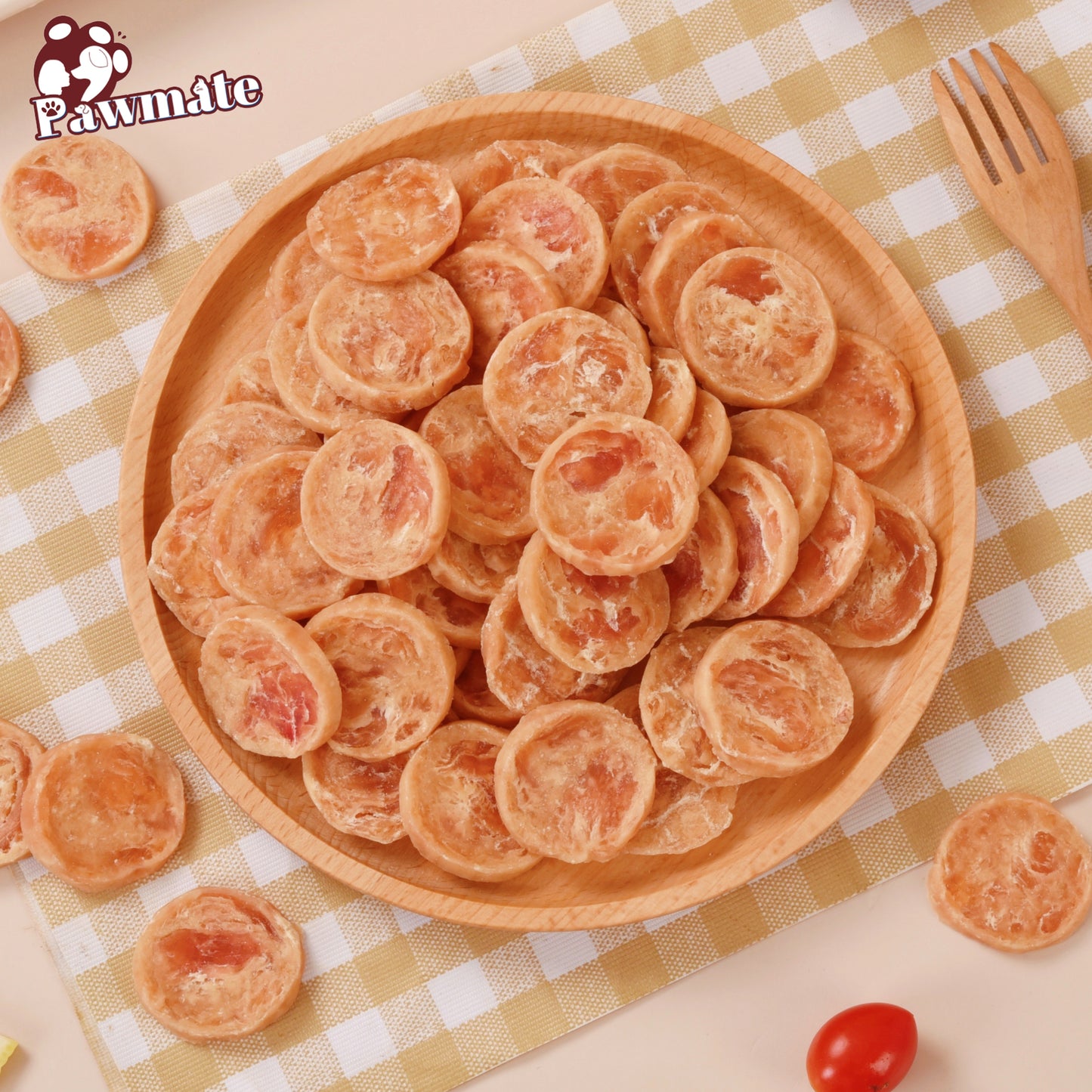 Pawmate Chicken Jerky Chicken Chips Dog Treats, Pure Chicken Free Grain Chew Training Snack for All Dog, 83-85ct