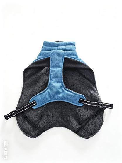 Outdoor dog winter warm jacket for large dog