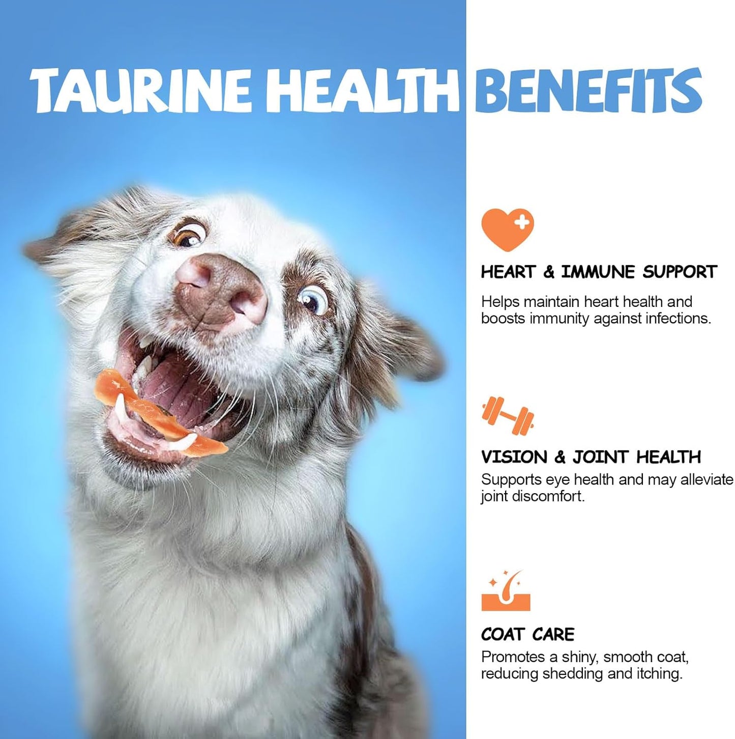 ASMPET Chicken Jerky Dog Treats - Human-Grade, Taurine-Enriched, Low Fat, Grain-Free, 100% Natural