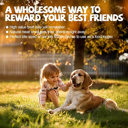 ASMPET Dog Treats - Chicken & Sweet Potato Jerky Wraps, Rawhide-Free, Easy to Digest, for Large Dogs