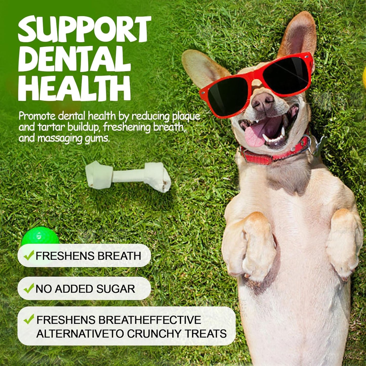 ASMPET Dog Treats - Chicken & Sweet Potato Jerky Wraps, Rawhide-Free, Easy to Digest, for Large Dogs