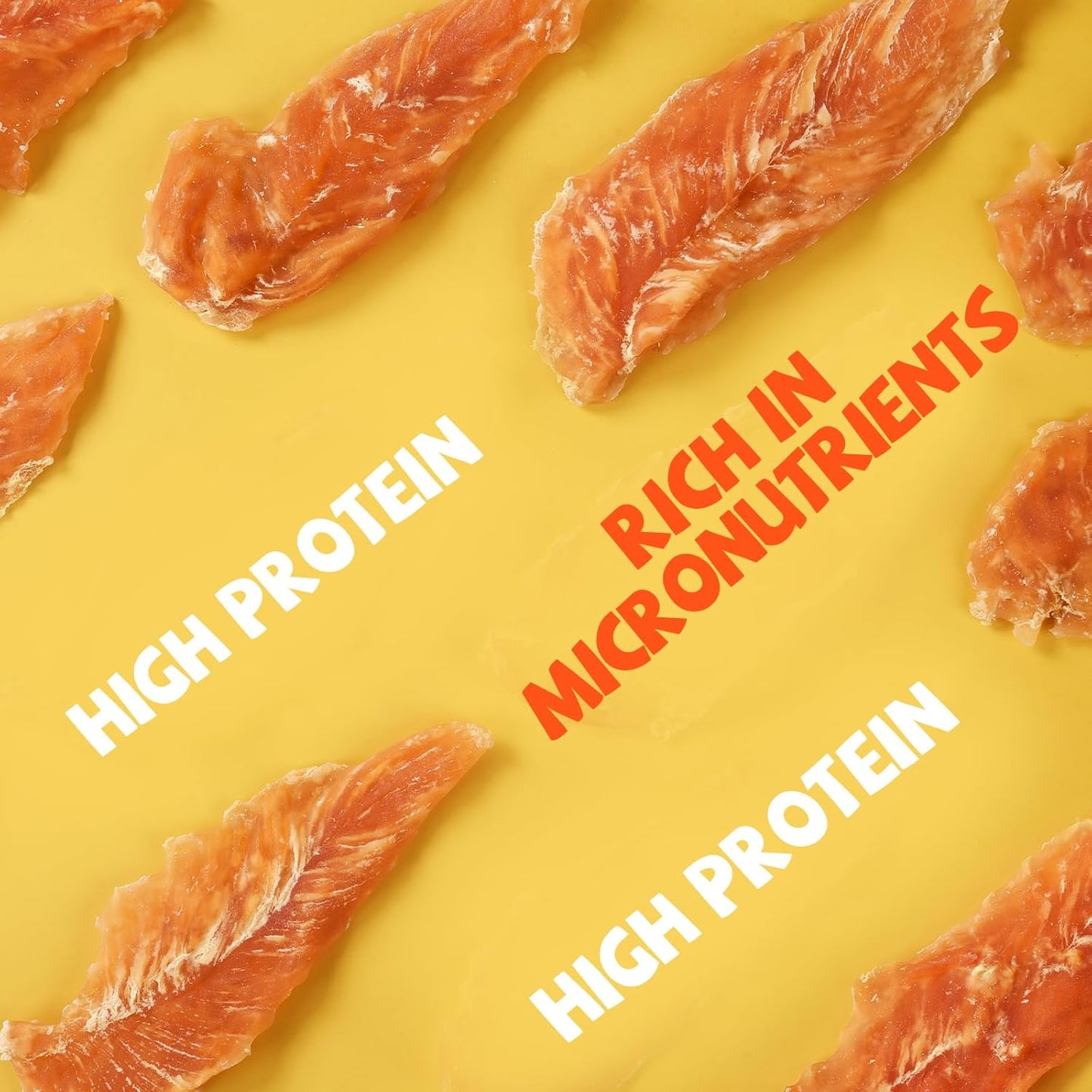 Pawmate Chicken Jerky Tenders, Healthy Natural Dog Treats for Small Medium Large Dogs 12 Counts