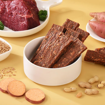 Pawmate Beef Sweet Potato Jerky - Healthy Dog Training Treats (10.58 oz)