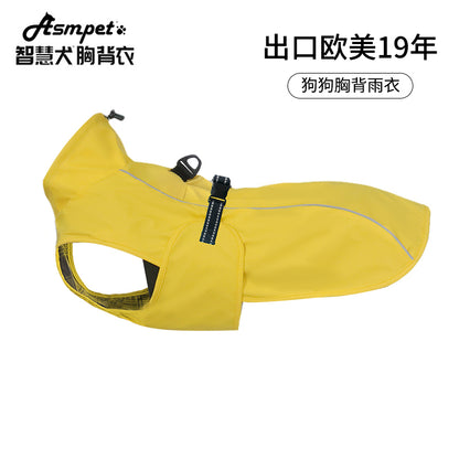 Dog waterproof raincoat 2 in 1 dog coat