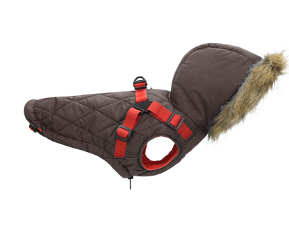 Outdoor dog coat dog jacket for winter 2 in 1 outfit cold weather coat