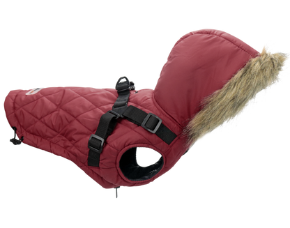 Outdoor dog coat dog jacket for winter 2 in 1 outfit cold weather coat