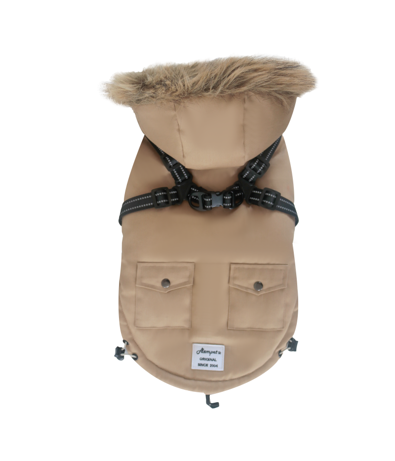 Dog heavy coat 2 in 1 dog winter jacket