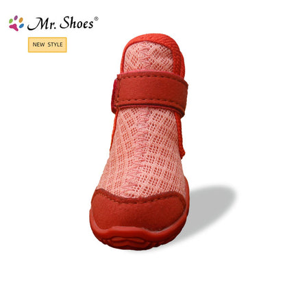 Mesh breathable dog boots,paw protector for hot pavement