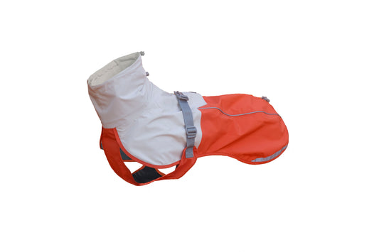 Asmpet Hard Shell Warter Proof Dog rain jacket for large dog