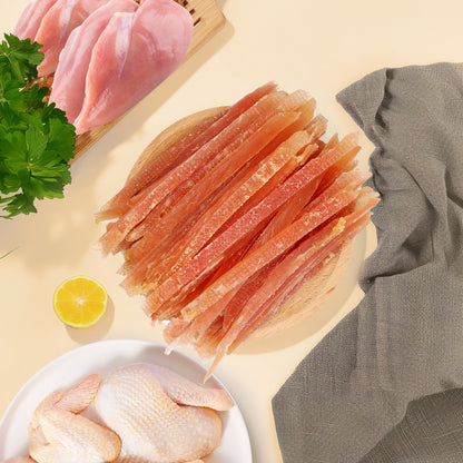 Pawmate Chicken Jerky Dog Treats, High Quality Premium Jerky Snacks for Small Medium Large Dog, 11 oz