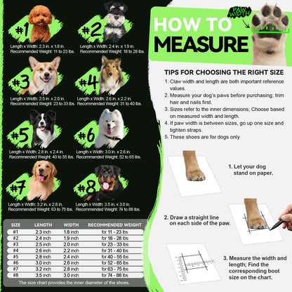 Dog Shoes for Large Small Medium Dogs Waterproof Dog Boots & Paw Protectors with Breathable Mesh for Summer Hot Pavement Anti Slip Dog Booties for Hiking Hardwood Floors Winter Snow-green04