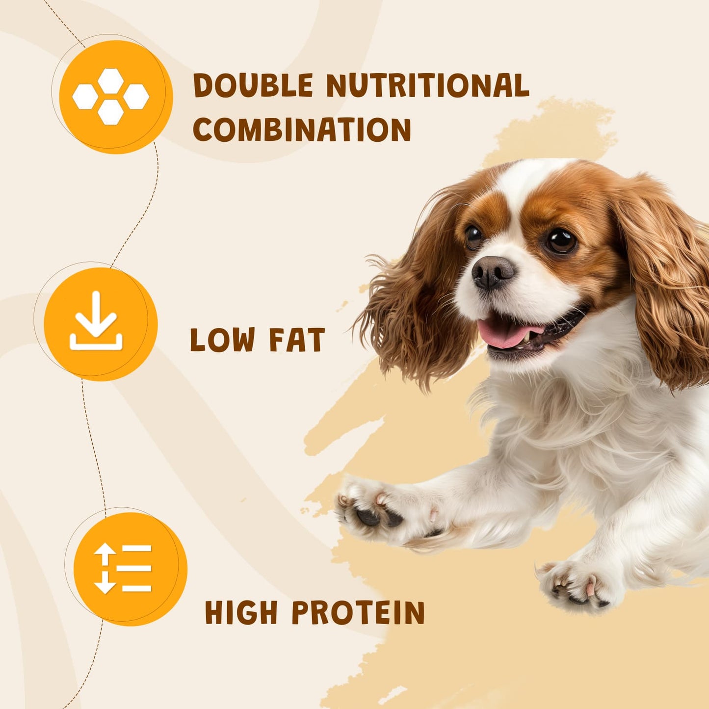 ASMPET Long Lasting Dog Treat, Chicken & Duck Wrapped Rawhide Dog Chew, Teeth Cleaning Bone for Small Medium Large Breed (10.6oz)