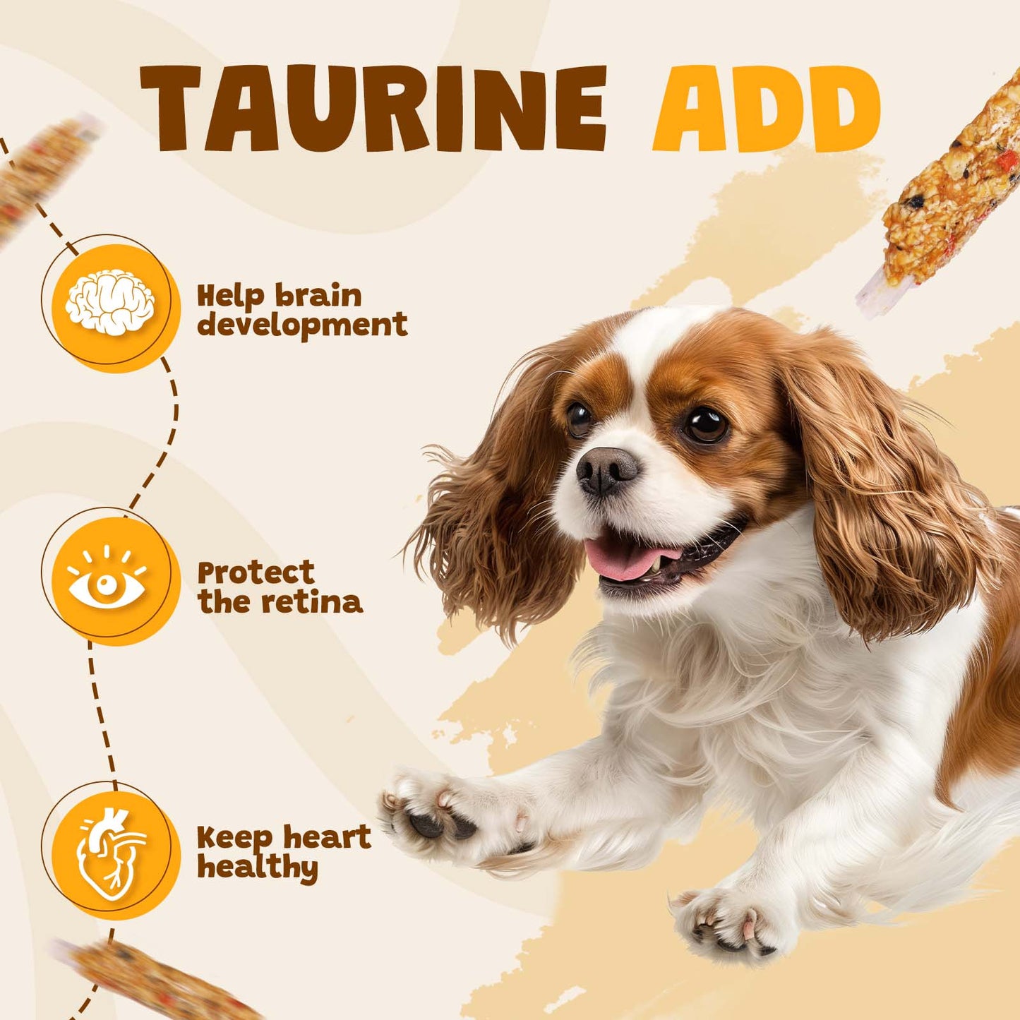 ASMPET Rawhide Dog Chew, Natural Chicken Wrap Pumpkin & Oat Treat for Dogs, 11oz.
