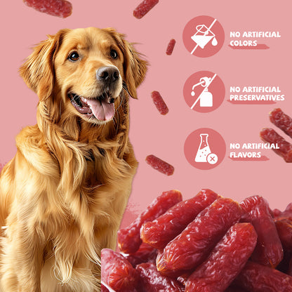 Pawmate Duck Sausage Dog Treats, Freshly Made with Real Duck for All Dogs, 11oz