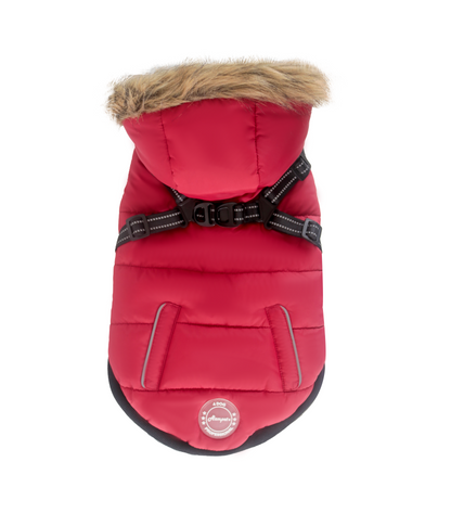 Dog winter coat 2 in 1 outdoor dog jacket