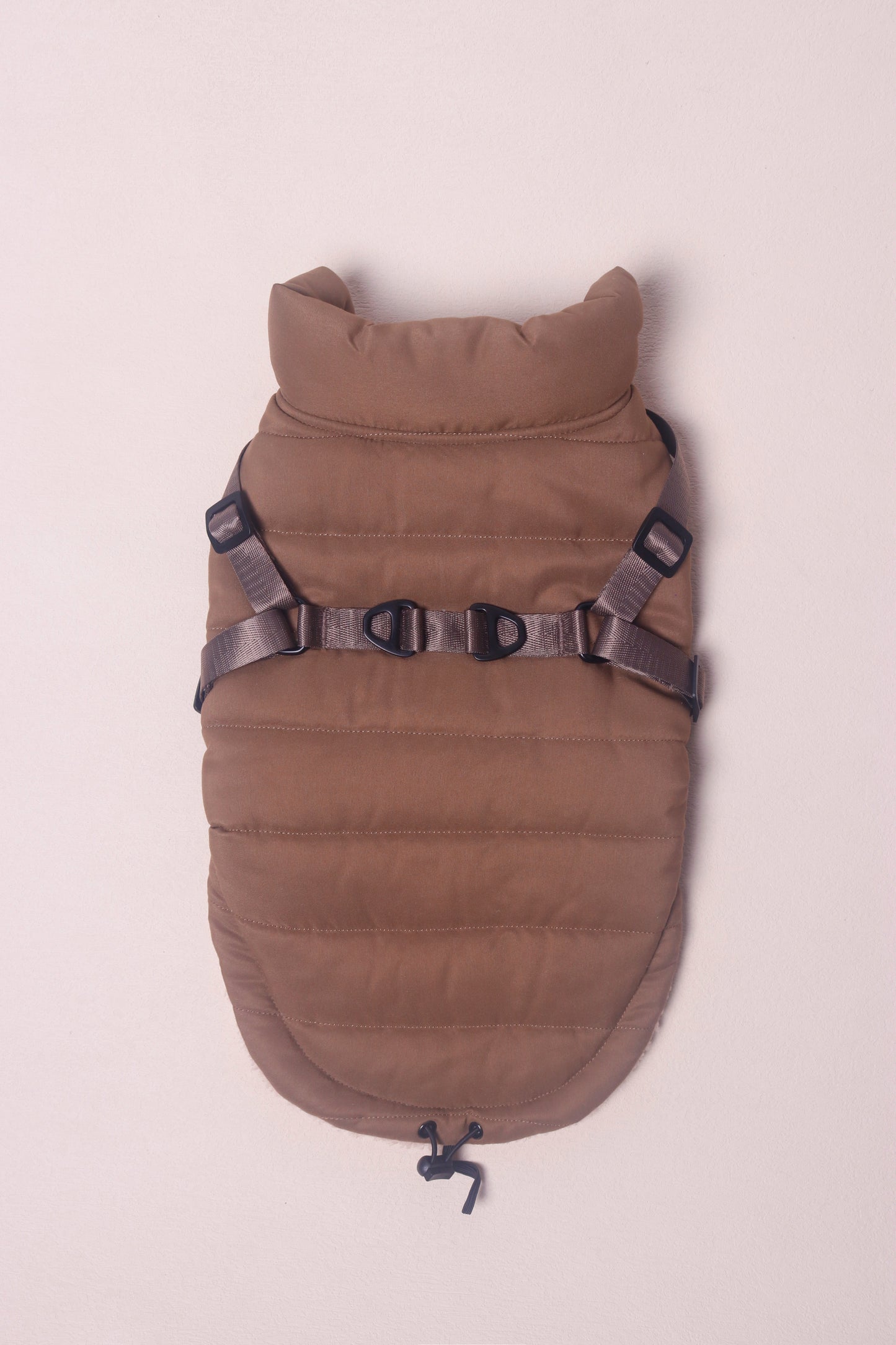 Outdoor dog coat functional 2-in-1 harness winter dog jacket