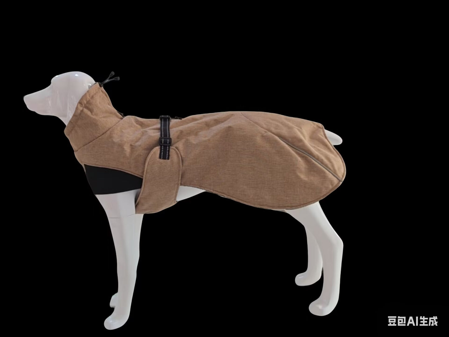 Outdoor dog winter warm jacket for large dog