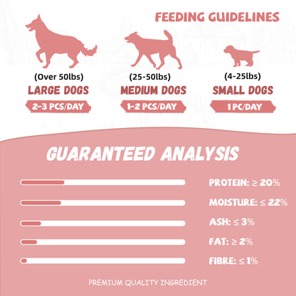 Pawmate Chicken & Duck Wrapped Sweet Potato Donut Dog Treats, Nutritious, Natural & Chewy Snack for All Dogs, 11oz