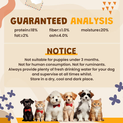 ASMPET Rawhide Free Dog Treats Chicken Jerky & Duck Wrap Cod Sticks, Healthy Treats for Dogs, Soft Chewy Healthy Natural Treats, 15pcs, 11oz