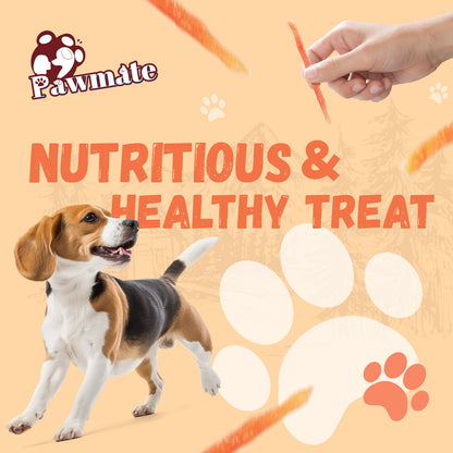 Pawmate Chicken Jerky Dog Treats, High Quality Premium Jerky Snacks for Small Medium Large Dog, 11 oz