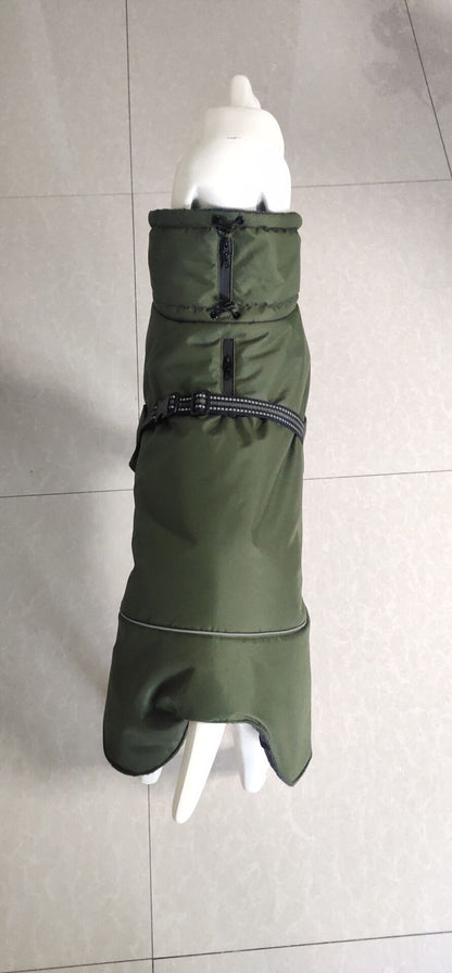 Outdoor dog winter wam jacket for large dog