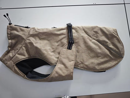 Outdoor dog winter warm jacket for large dog