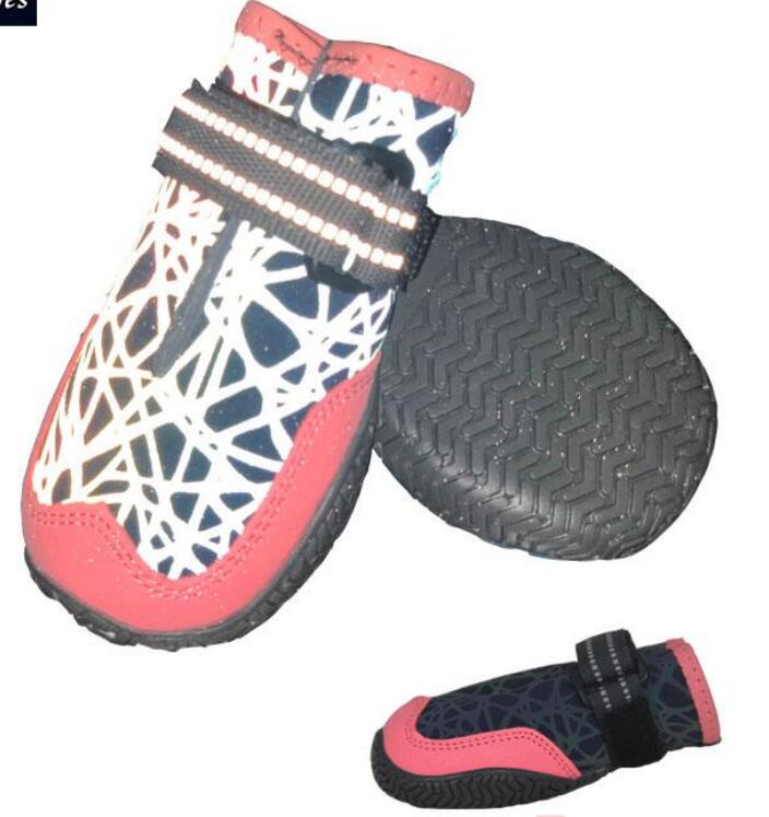 Mr.Shoes reflective dog shoes anti-slip dog boots