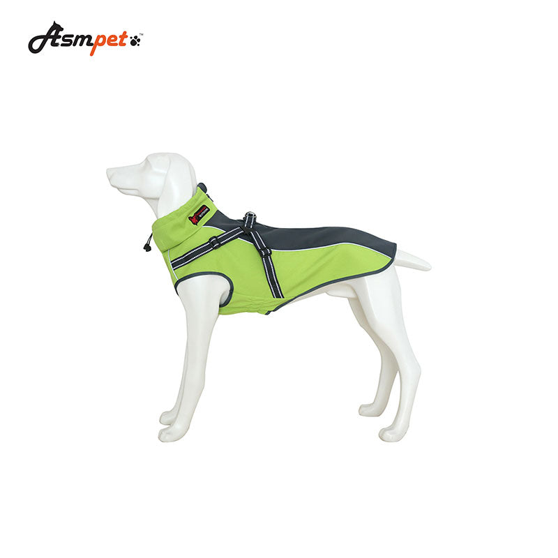 Reflective Dog Jacket – High Visibility Safety Coat for Night Walks, Waterproof & Windproof with Warm Fleece Lining, Ideal for Small Medium Large Dogs