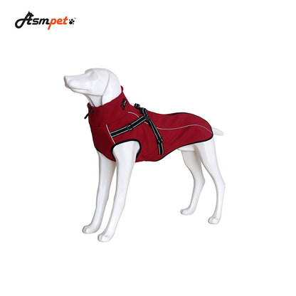 Reflective Dog Jacket – High Visibility Safety Coat for Night Walks, Waterproof & Windproof with Warm Fleece Lining, Ideal for Small Medium Large Dogs