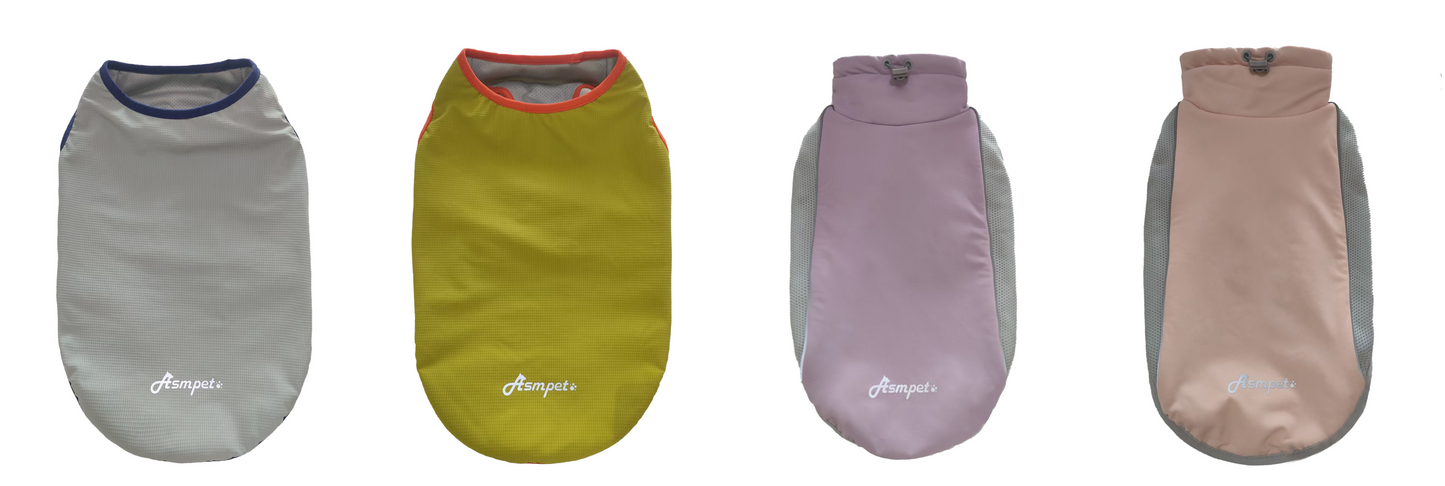 Outdoor dog cooling vest with UF for summer