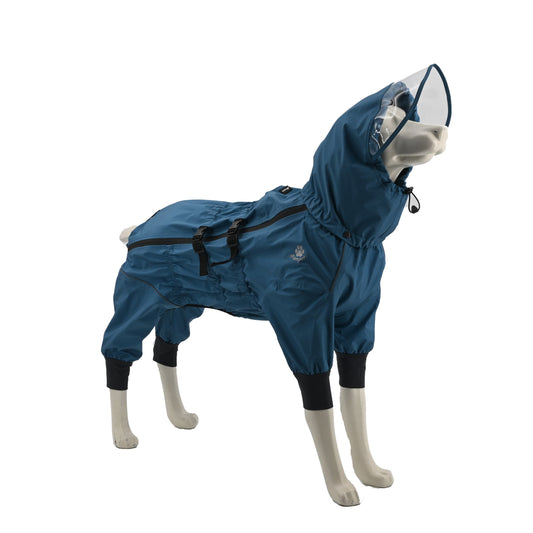 REMOVABLE HOODIE WATER PROOF RAIN JACKET WITH 4 LEGS