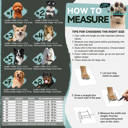 Dog Shoes for Large Small Medium Dogs Dog Booties for Indoor Hardfloors Anti Slip Reflective Strip Waterproof Dog Boots & Paw Protectors for Outdoor Walking Hot Pavement Winter Snow-green03