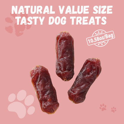 Pawmate Beef Sausage Dog Treats, Soft Low Fat Chewy Snacks for All Dogs, 10.6oz
