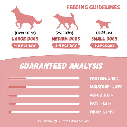 Pawmate Sweet Potato Dog Treats, Natural Duck Jerky Peanut Butter Chews for All Dogs,10.6oz